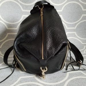 Rebecca Minkoff Julian Bag - Black Pebbled Leather